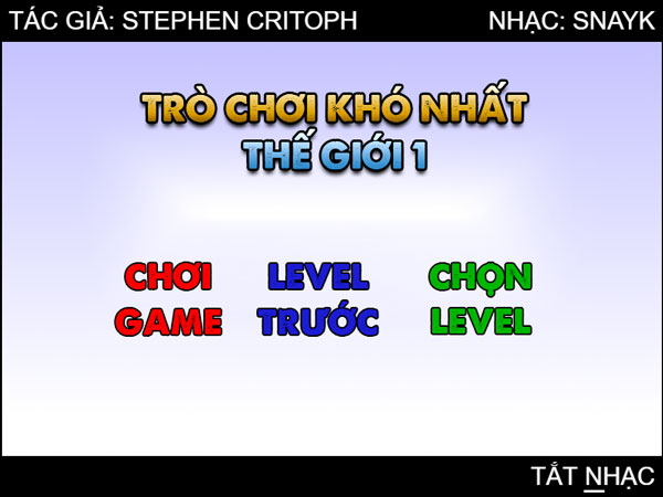Chơi game Khó nhất thế giới - GameVui