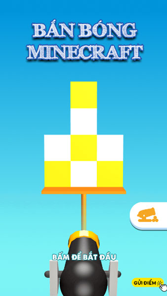 Chơi game Bắn bóng Minecraft - GameVui