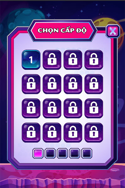 Chọn cấp độ