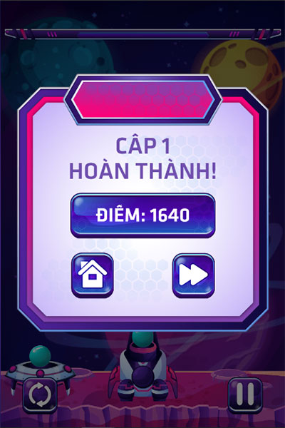Hoàn thành cấp độ