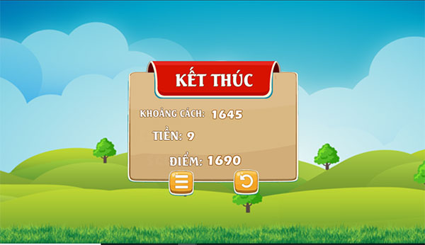 Kết thúc trò chơi