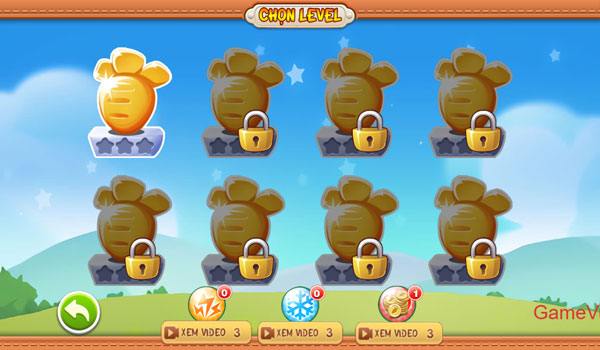 Chọn level thử thách