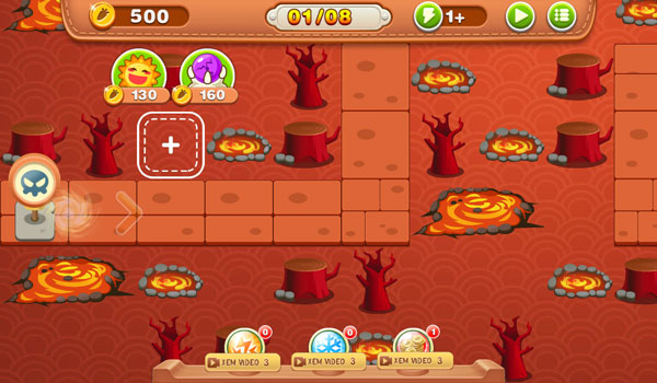 Màn hình chơi game