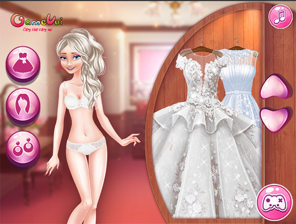 Chọn trang phục cho Elsa