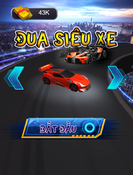 Chơi game Đua siêu xe - GameVui