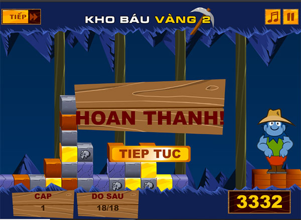 Hoàn thành cấp độ