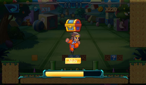 Nhặt hòm vật phẩm kho báu