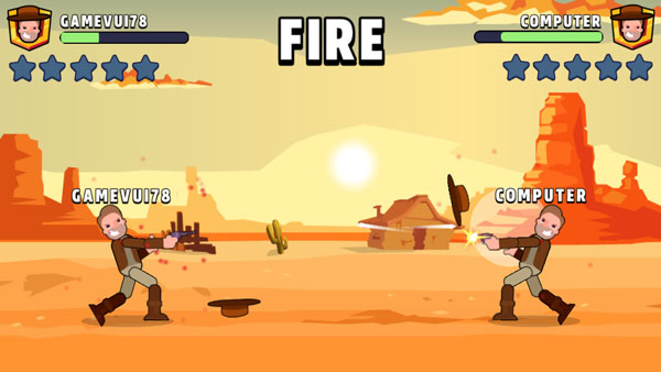 Bắn súng lục chính xác để hạ gục đối thủ