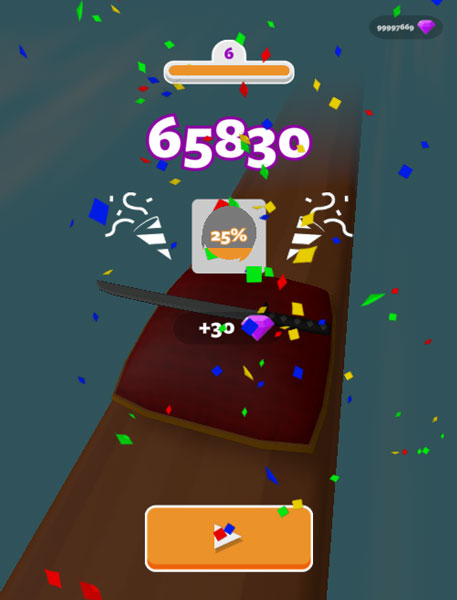 Hoàn thành level thử thách