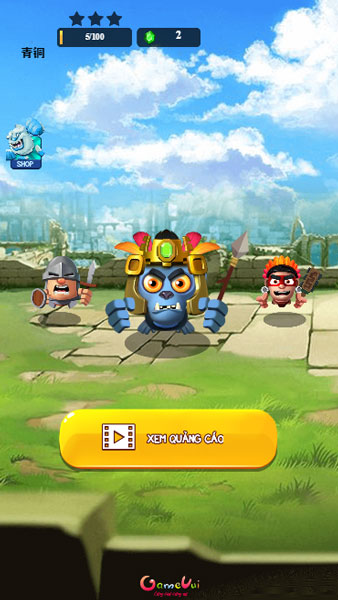 Màn hình chơi game