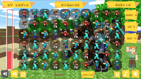 Xếp 3 hình giống nhau lại gần nhau