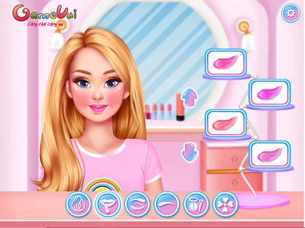Trang điểm cho Barbie