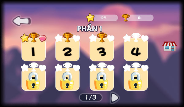 Chọn level thử thách