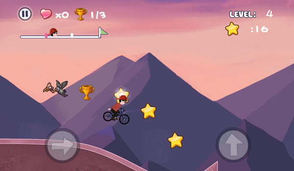 Giúp Ben 10 thu thập ngôi sao và cúp