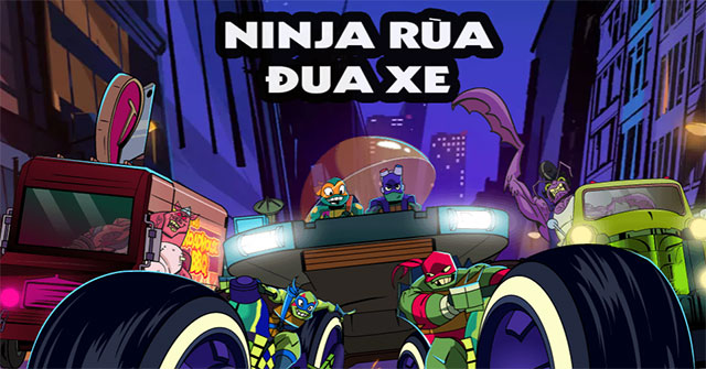 Ninja rùa đua xe