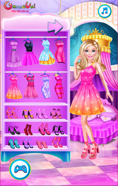 Chọn trang phục cho Barbie