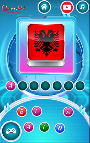 Kéo chữ cái vào ô trống