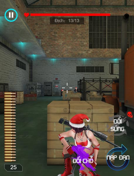 Màn hình game Đột kích