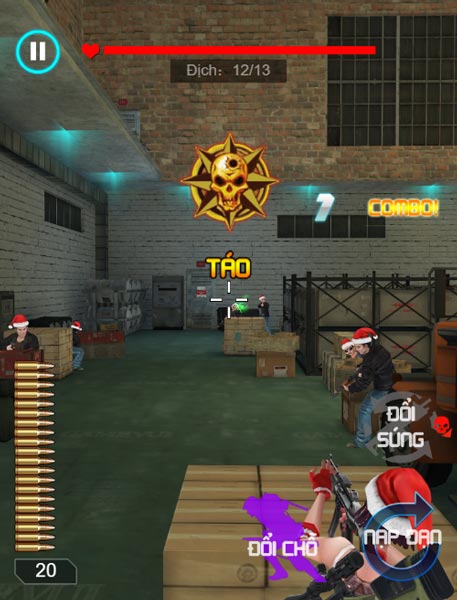 Hạ gục quân địch