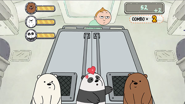 Hứng đồ ăn từ em bé