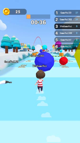 Tránh khỏi đạn nhựa cao su khổng lồ