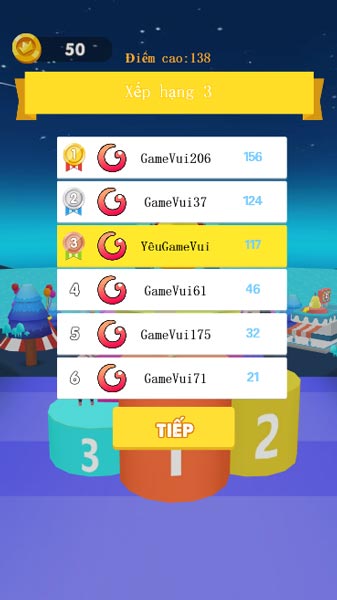 Đạt vị trí thật cao