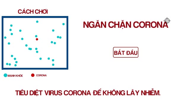 Chơi game Ngăn chặn Corona - GameVui
