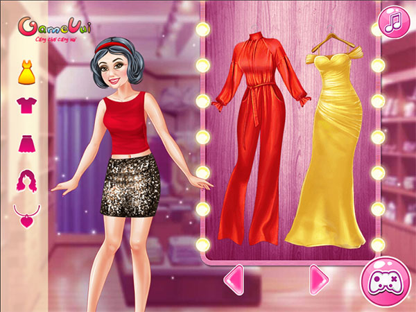 Chọn trang phục cho Bạch Tuyết