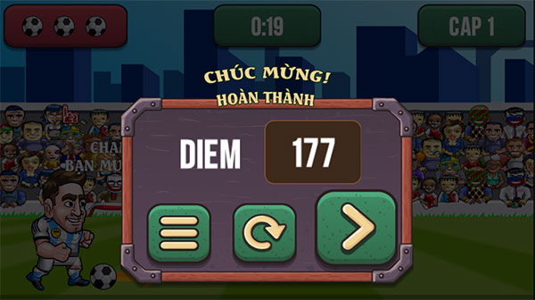 Hoàn thành cấp độ