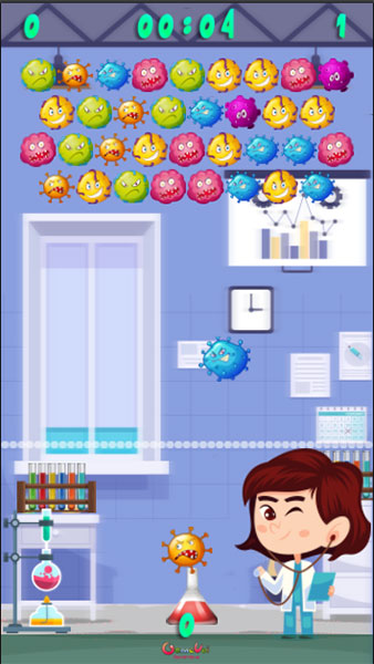 Bắn những con virus cùng màu lại với nhau