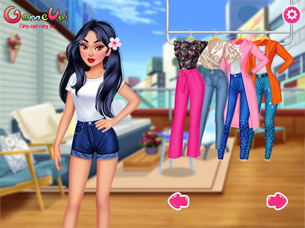 Chọn trang phục cho Pocahontas