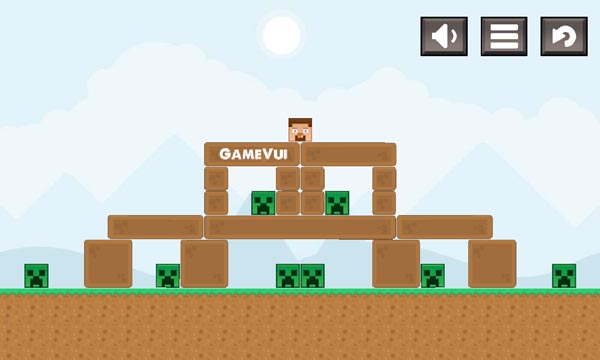 Đưa Steve chạm đất trước tiên để thắng