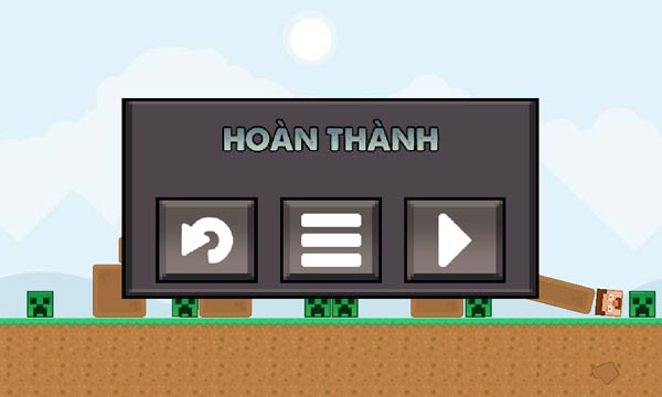Hoàn thành game Minecraft