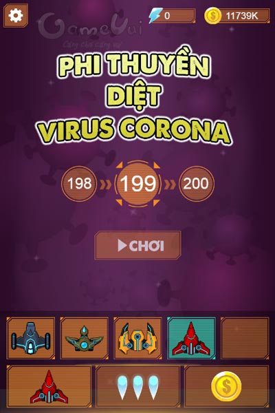 Mua thêm các mẫu phi thuyền chiến đấu trong Shop cửa hàng