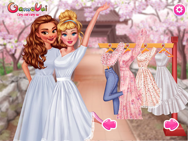 Chọn trang phục cho Moana và Cinderella