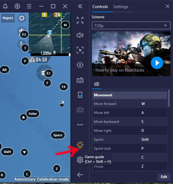 Phím tắt chơi game