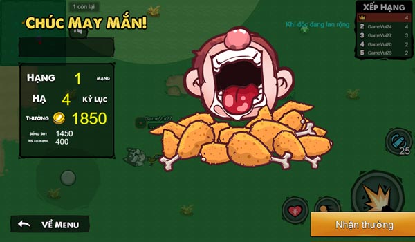 Giành ngôi vị MVP trong trận