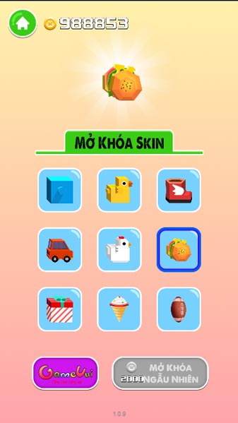 Các mẫu skin trong Shop cửa hàng