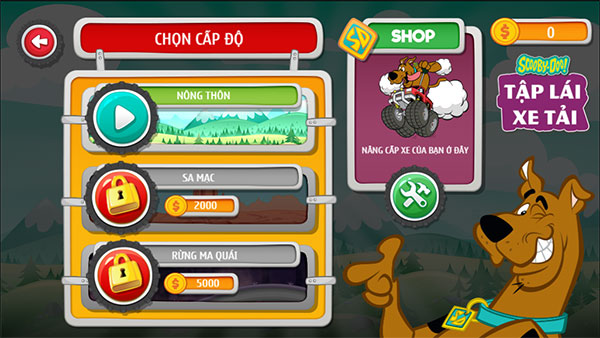 Chọn cấp độ chơi