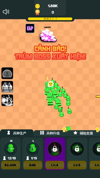 Chuẩn bị đối đầu với trùm Boss