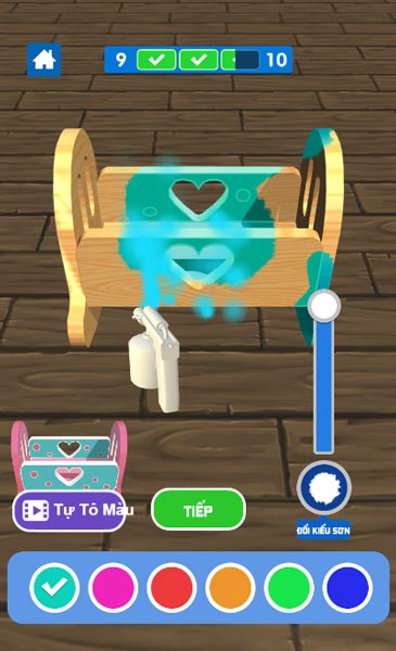 Phủ sơn và tô màu sản phẩm