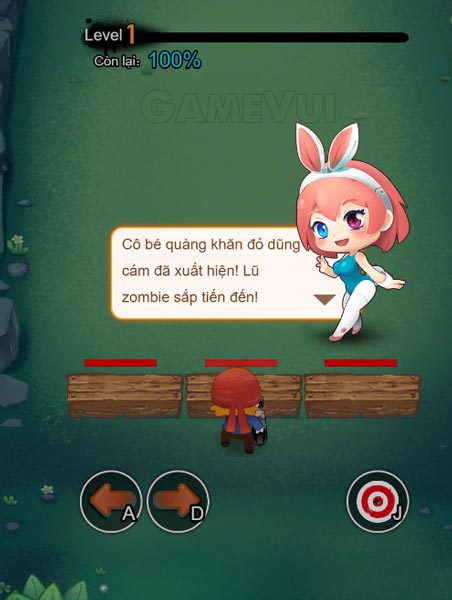 Hướng dẫn chơi game diệt Zombie