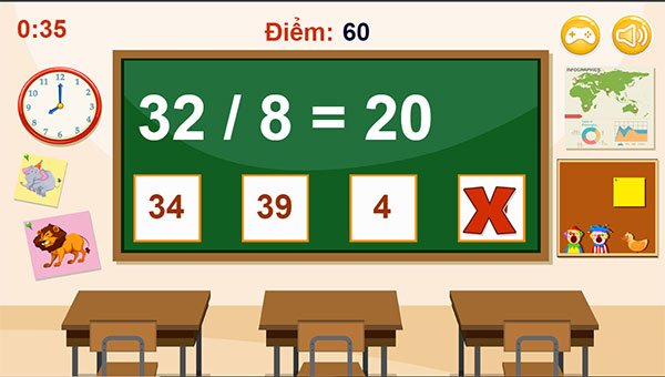 Trả lời sai bạn sẽ bị dấu X