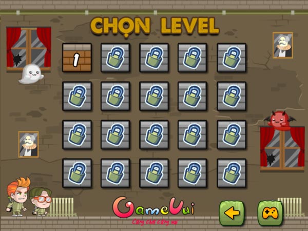 Chọn level thử thách