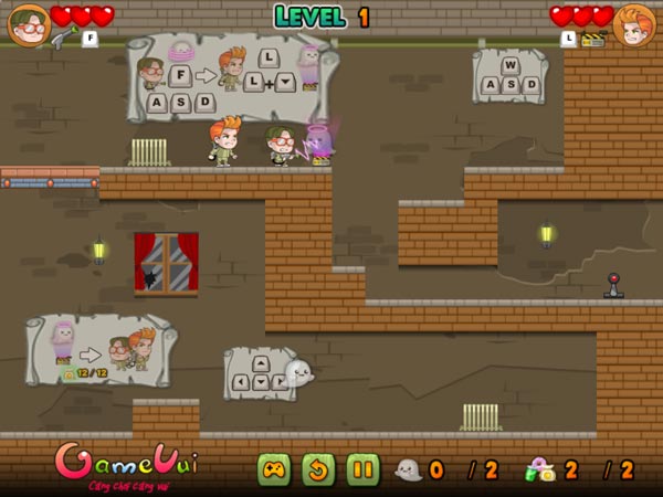 2 nhân vật đồng hành cùng nhau mới bắt được ma