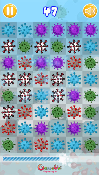 Để ghi điểm và tăng thời lượng chơi