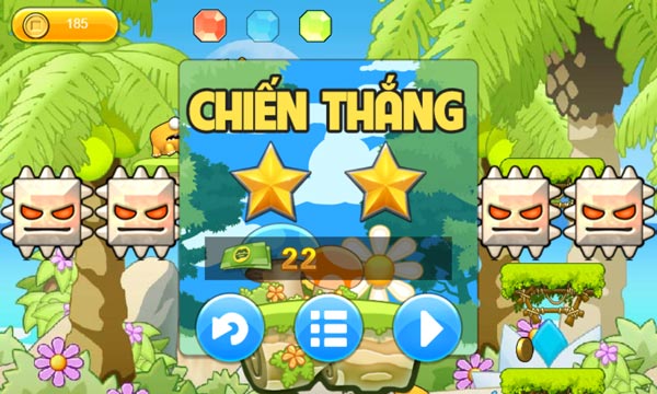 Hoàn thành level thử thách