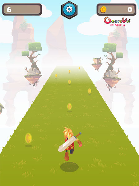 Thu thập vàng trên đường