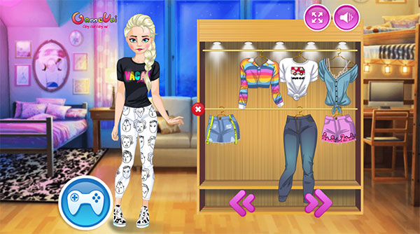 Chọn trang phục cho Elsa