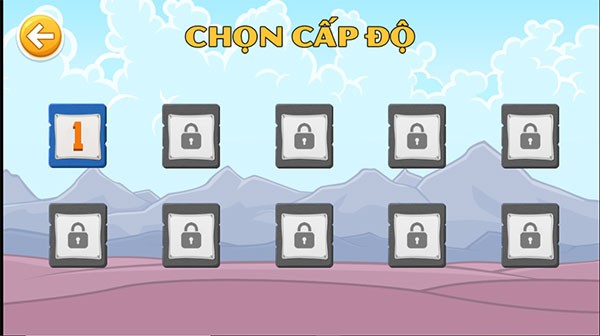 Chọn cấp độ